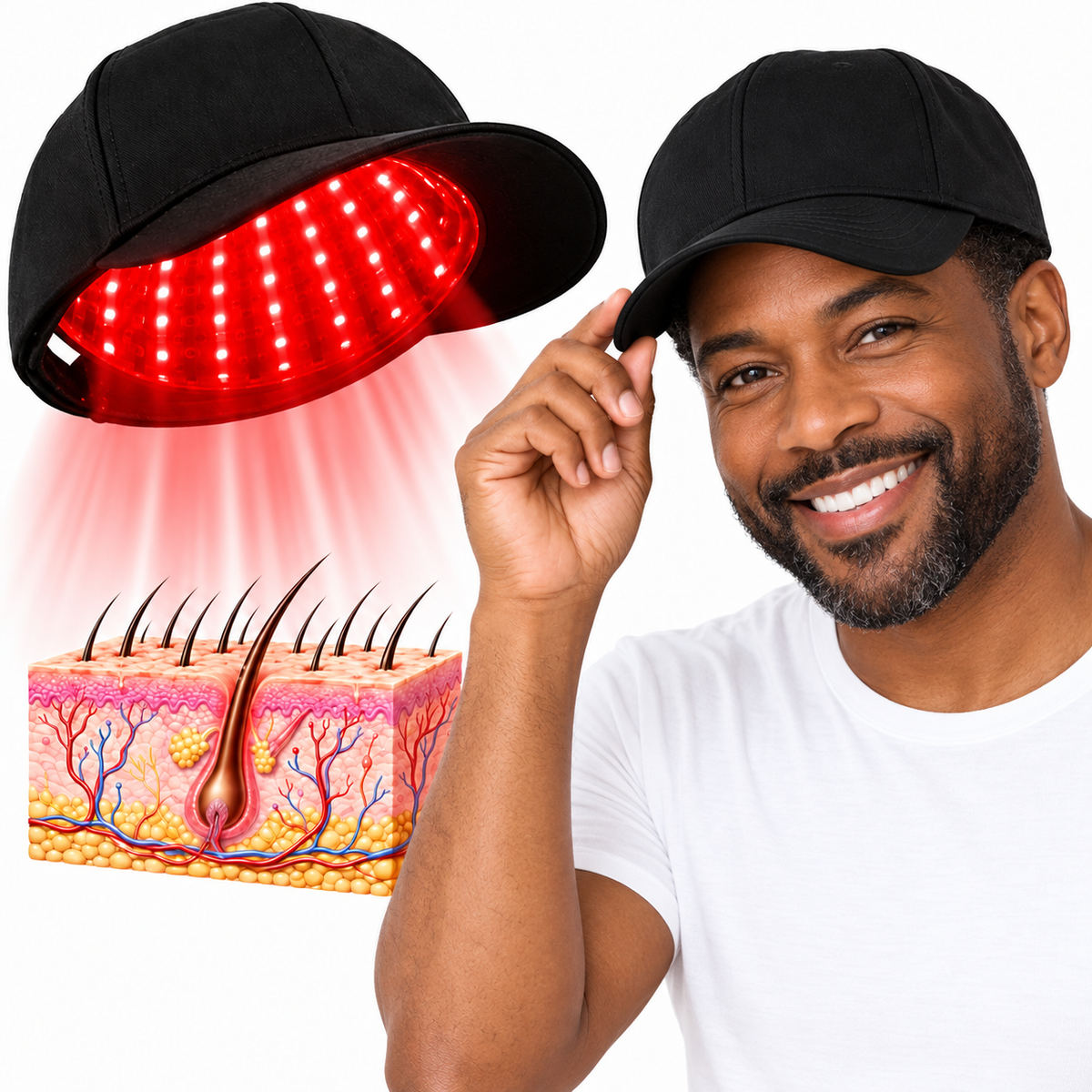 H2Grow Red Light Therapy Cap