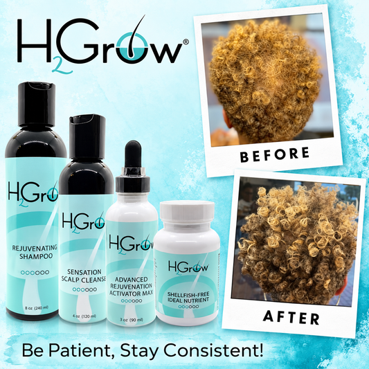 H2GROW Advanced Rejuvenation Max System | Targeted Hair & Scalp Care