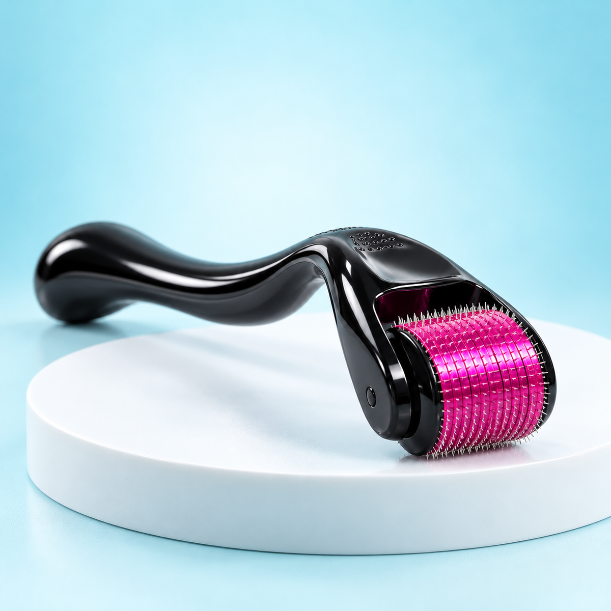 H2Grow Derma Roller with 600 0.25mm Titanium Micro Needles for Scalp Rejuvenation