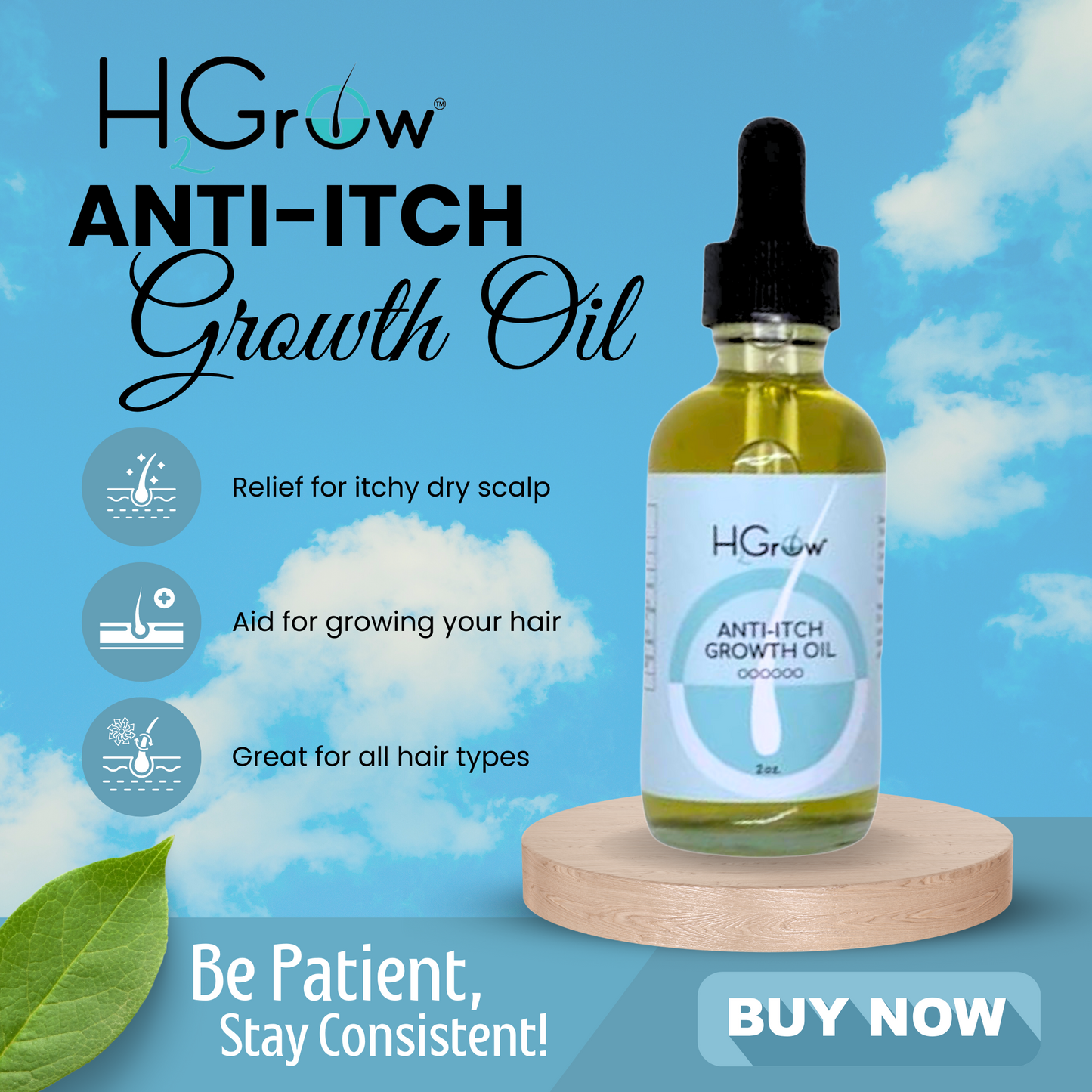 Anti-itch Growth Oil