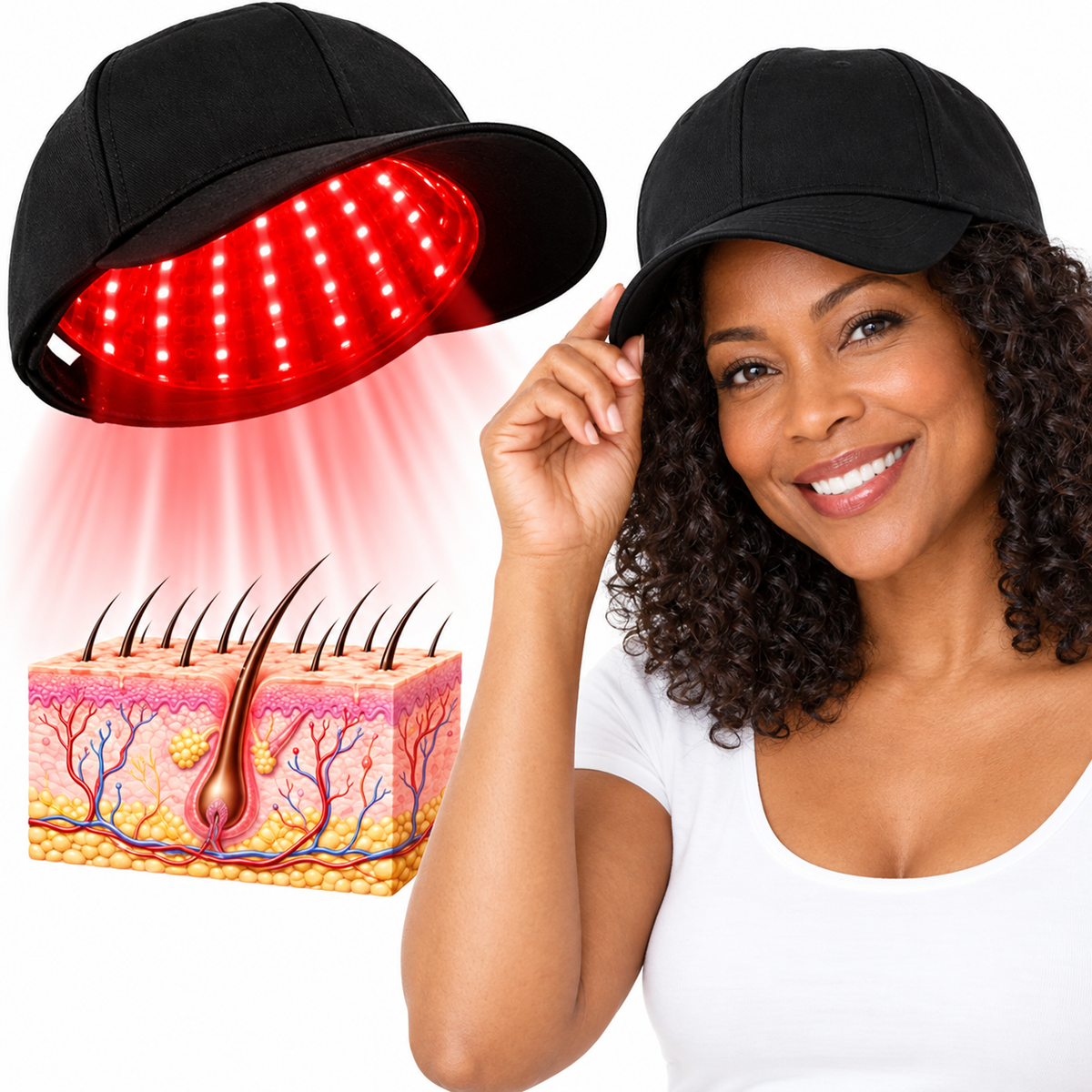 H2Grow Red Light Therapy Cap